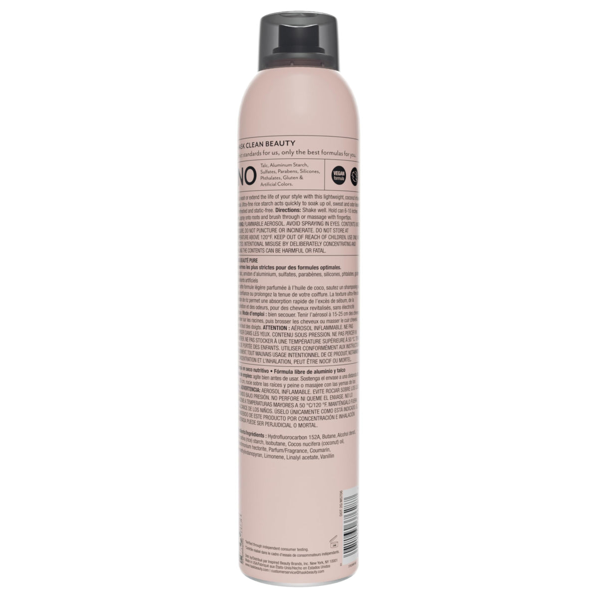 HASK can held in hand to show the 8.1 oz size scale