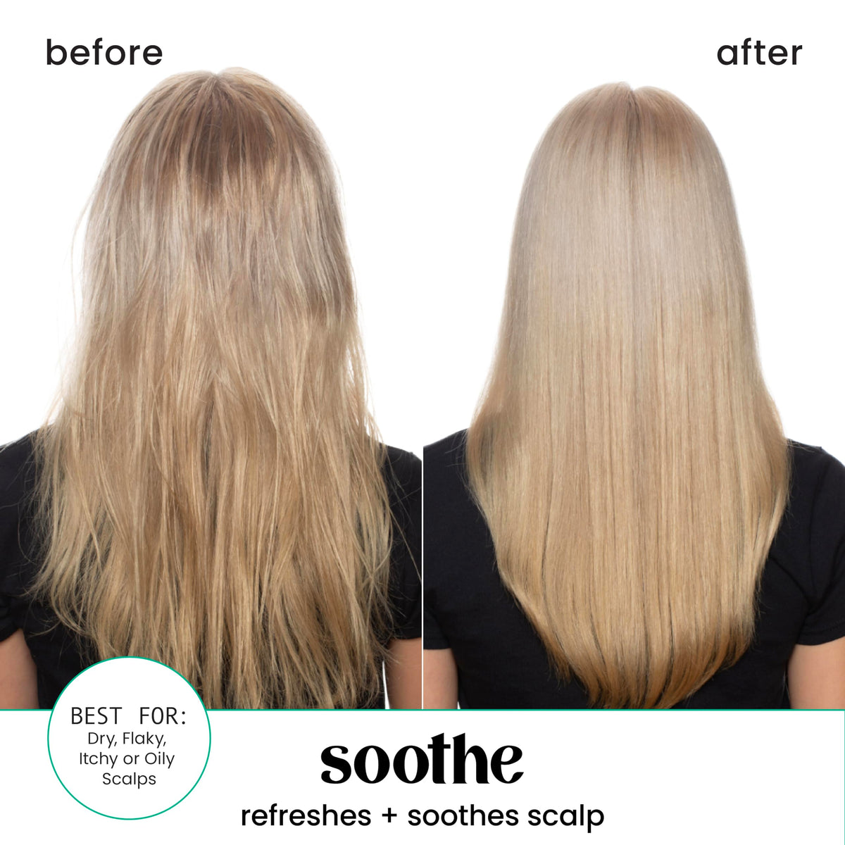 HASK conditioner pouring to show creamy rehydrating formula