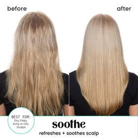 HASK conditioner pouring to show creamy rehydrating formula