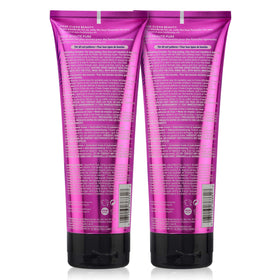 HASK cream on hand being applied to damp hair for easy styling