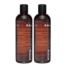 HASK before and after curls highlighting improved definition