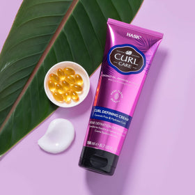 HASK product beside ruler showing size and travel-friendly convenience