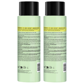 HASK conditioner smoothing wet hair to show detangling benefit