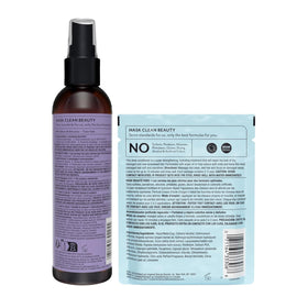 HASK ingredient label and claims showing argan oil, sulfate-free, paraben-free benefits