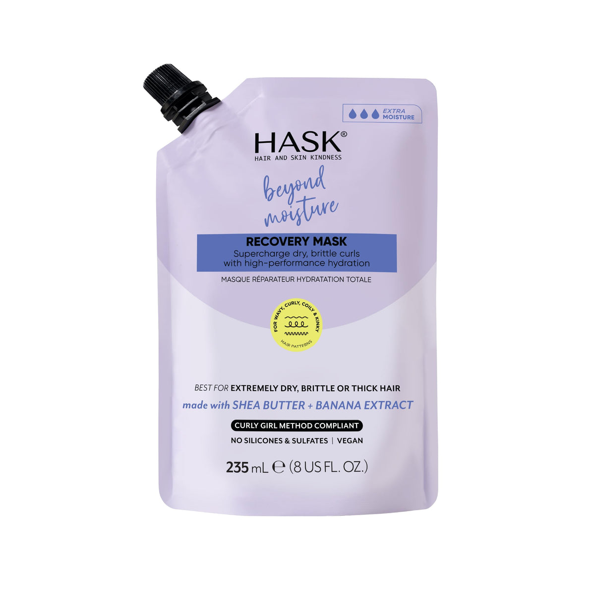 HASK front packaging showing jar and branding for clear product ID and appeal