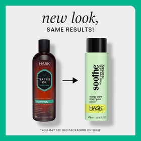 HASK shampoo foam texture demonstrating gentle cleansing