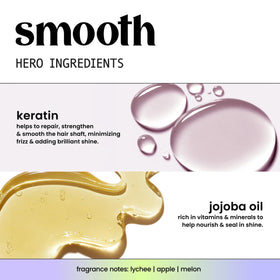 HASK shampoo lather on hands illustrating effective cleansing without dryness