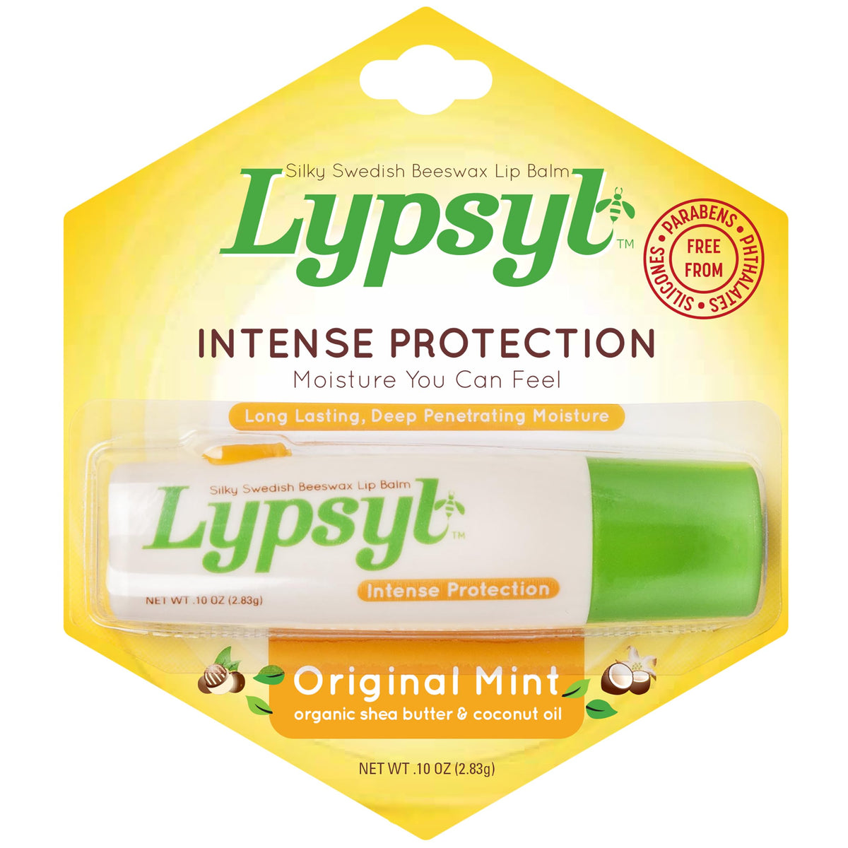 HATOLDLIY Lypsyl front pack view showing ten mint lip balms for easy access