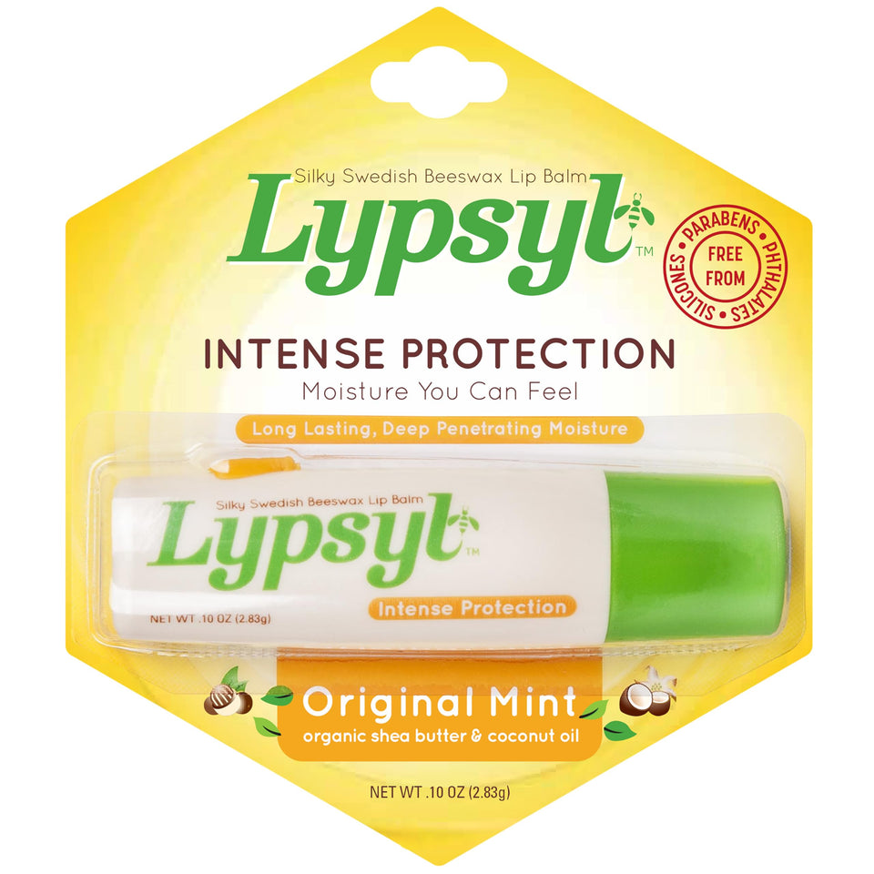 HATOLDLIY Lypsyl front pack view showing ten mint lip balms for easy access