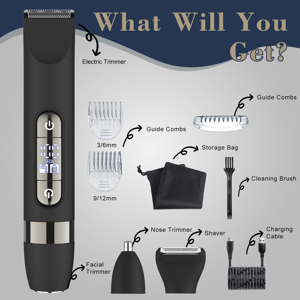 Hatteker guide combs and accessories laid out for precise length control