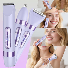 Hatteker nose and eyebrow attachment shown for precision shaping and safe trimming benefit