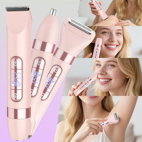 Hatteker precision shaver gliding on skin showing gentle close finish benefit