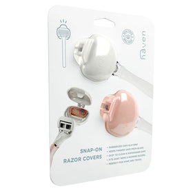 Haven razor cover coral close-up highlighting durable edge for blade protection benefit
