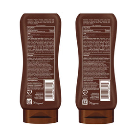 Hawaiian Tropic bottle beside after-sun lotion showing complementary hydration benefit