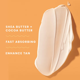 Hawaiian Tropic applied on arm showing even coverage and hydrated skin benefit