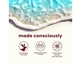 Hawaiian Tropic in beach bag lifestyle shot conveying post-sun convenience