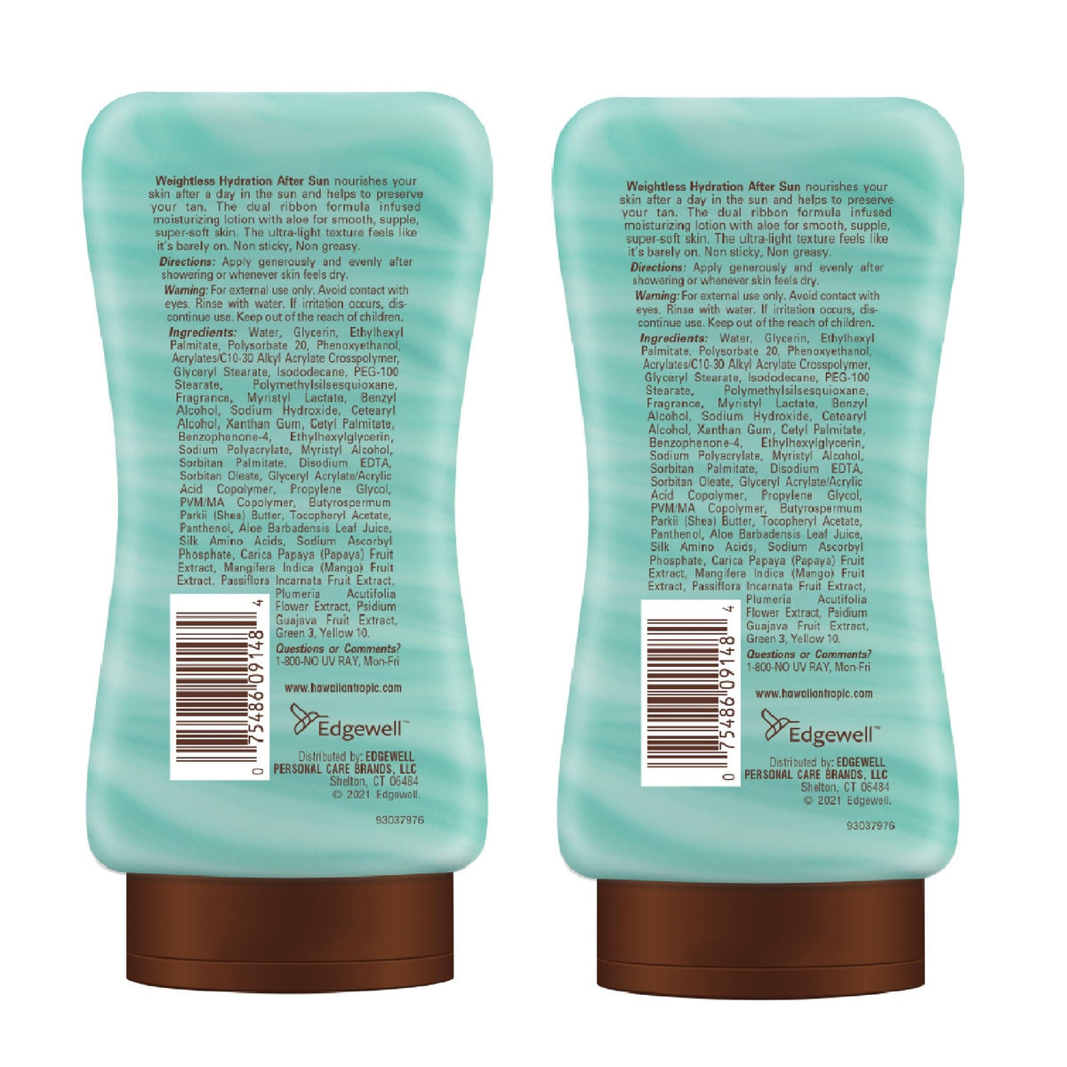 Hawaiian Tropic on beach towel in lifestyle scene for post-sun soothing benefit