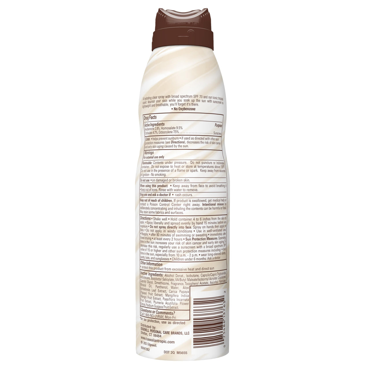 Hawaiian Tropic used on beach by family showing easy reapplication