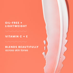 Hawaiian Tropic applied to forearm illustrating smooth absorption benefit