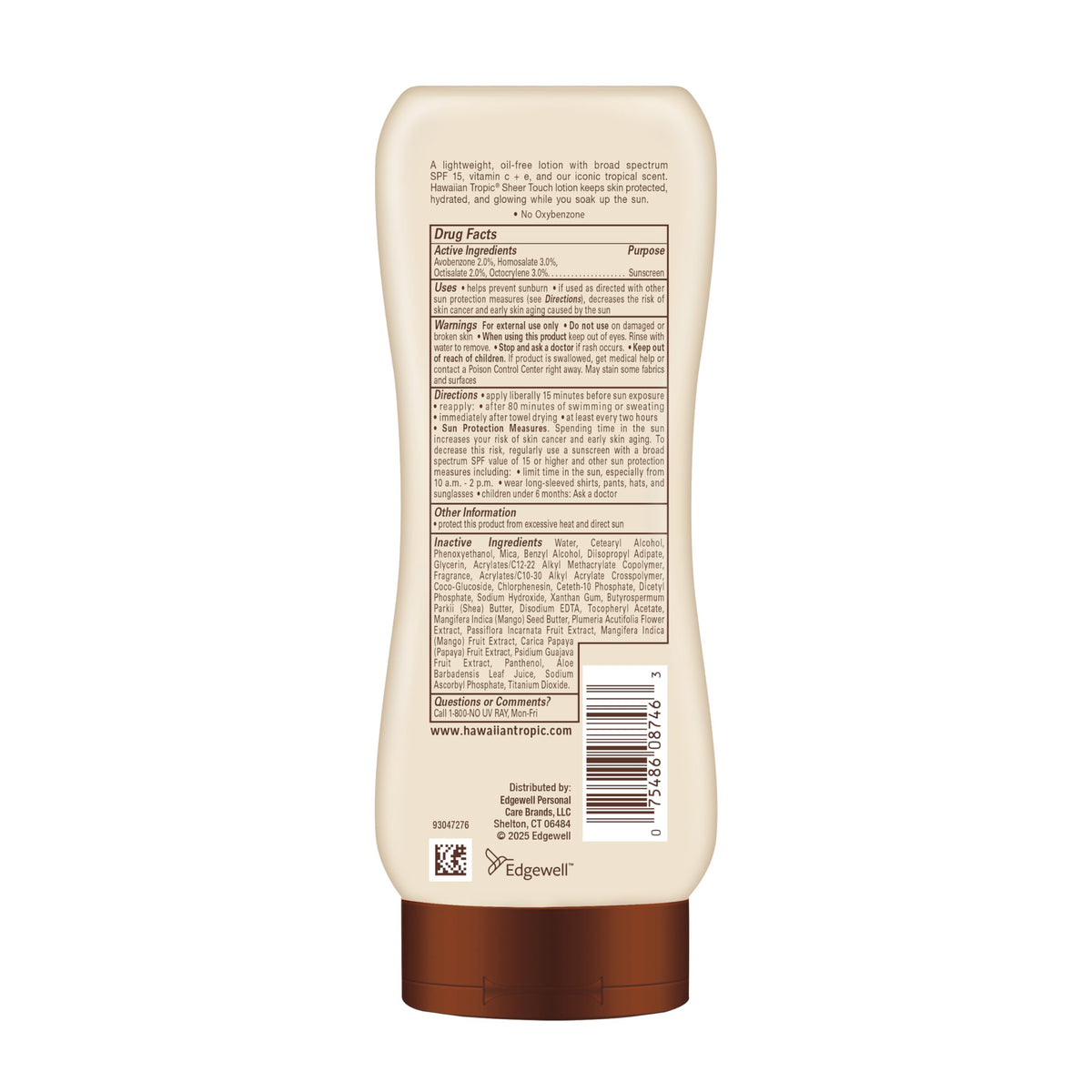 Hawaiian Tropic being applied family outdoors illustrating water-resistant protection