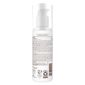 Hawaiian Tropic bottle near water splash to depict water-resistant protection