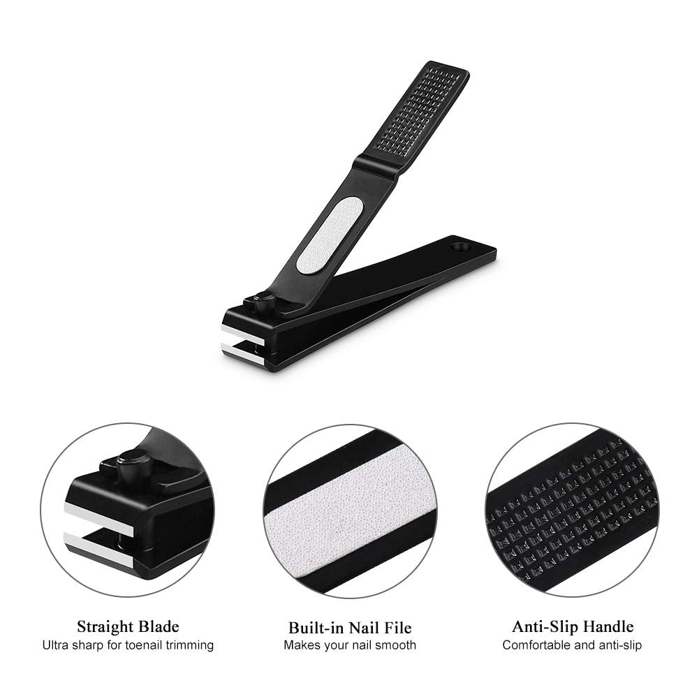 HAWATOUR clippers inside open tin case for tidy storage and protection