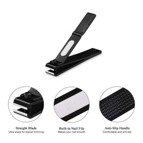 HAWATOUR clippers inside open tin case for tidy storage and protection