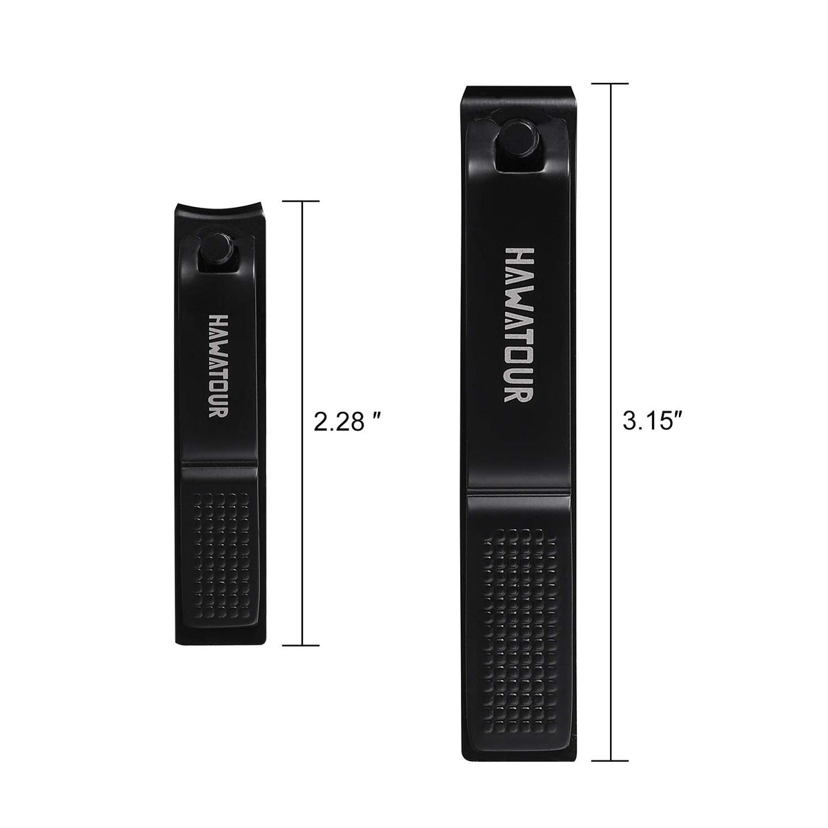 HAWATOUR clippers in travel pouch highlighting portability and convenience