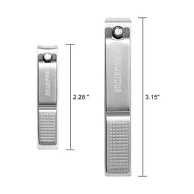 HAWATOUR textured lever detail offering slip-resistant grip and controlled cutting
