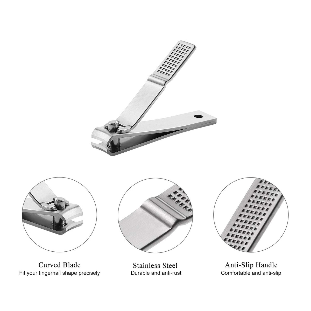 HAWATOUR open tin case holding both clippers for protected travel and easy access