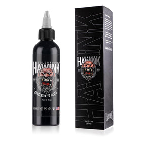 HAWINK front packaging showing 4oz bottle and clear label, reliable studio supply