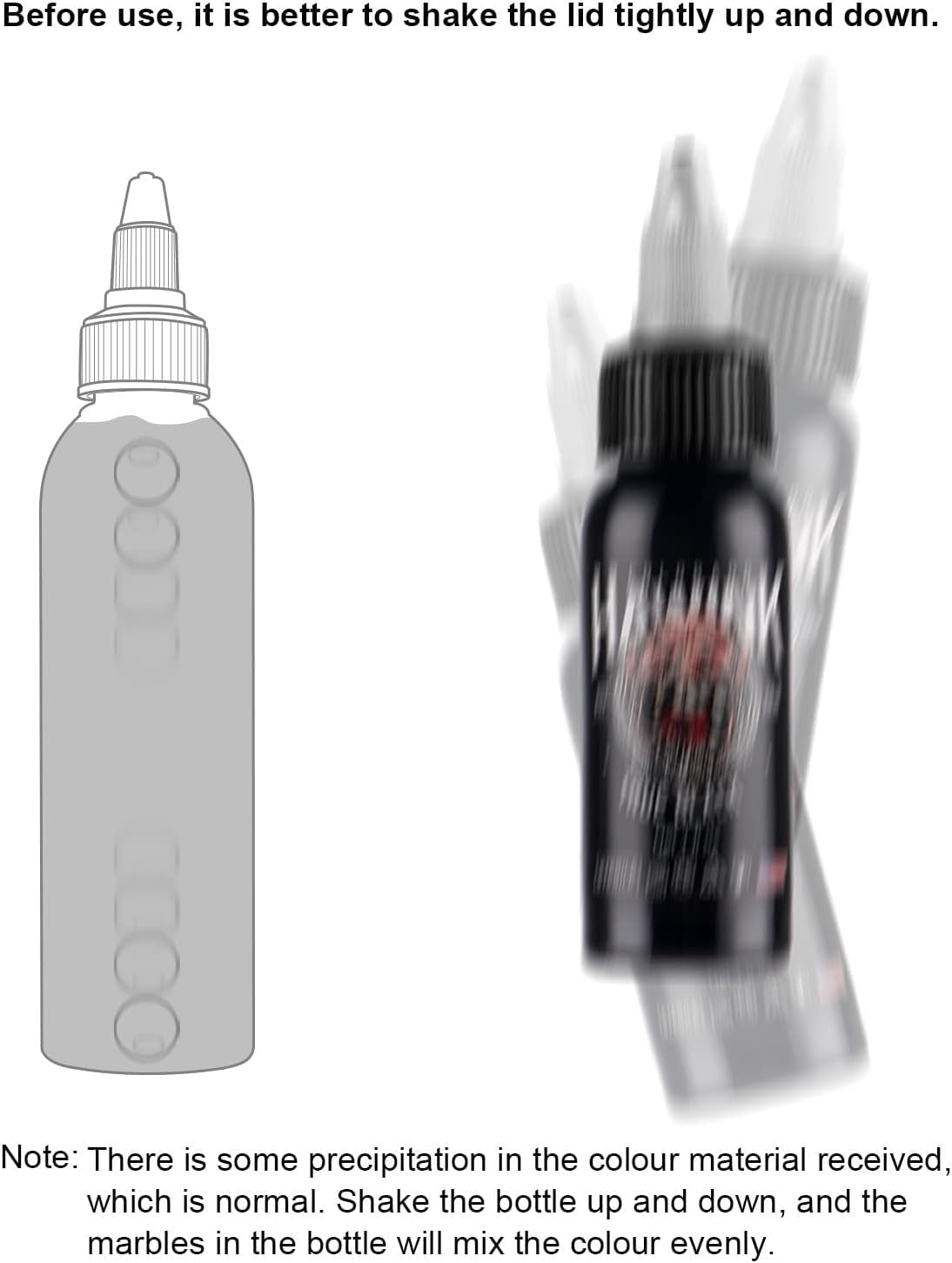 HAWINK ink droplet from pipette showing precise dispensing and controlled flow