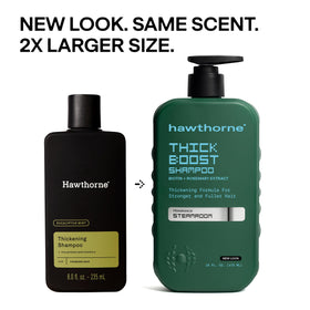 Hawthorne back directions label with usage steps for optimal results
