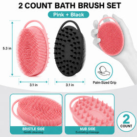 HAYSNA dry brushing illustration promoting circulation and smooth skin renewal