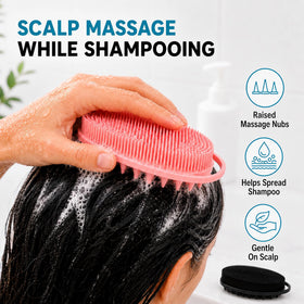 HAYSNA handheld scrubber illustrating compact size and easy grip for control