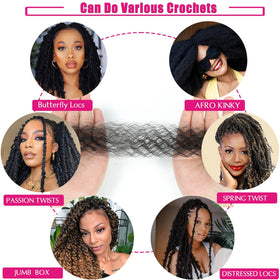 Hbegant 1B# natural black twists displayed to show true color and realism