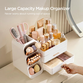 HBlife drawer open revealing stored lipsticks and small beauty items