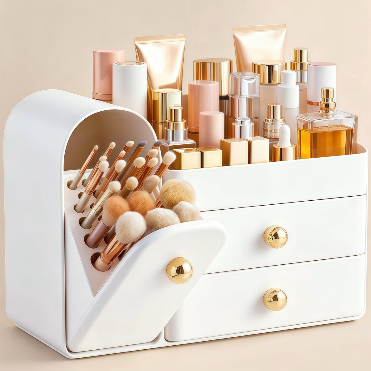 HBlife front view of organizer showing compact storage and quick access