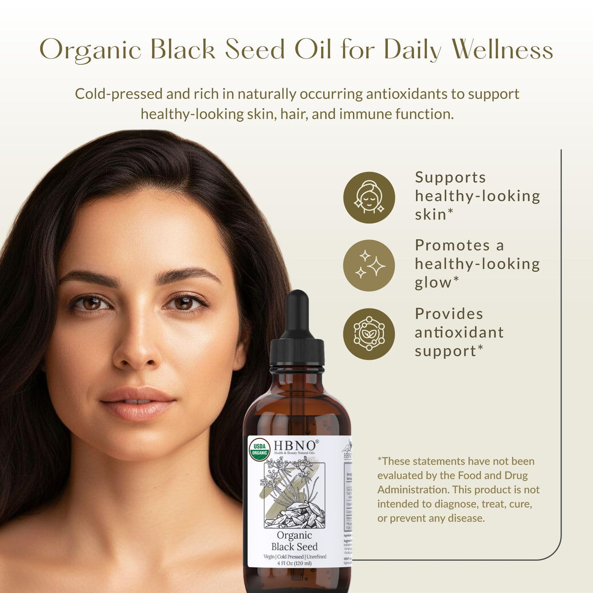 HBNO dropper applying oil to scalp to support hair nourishment and shine