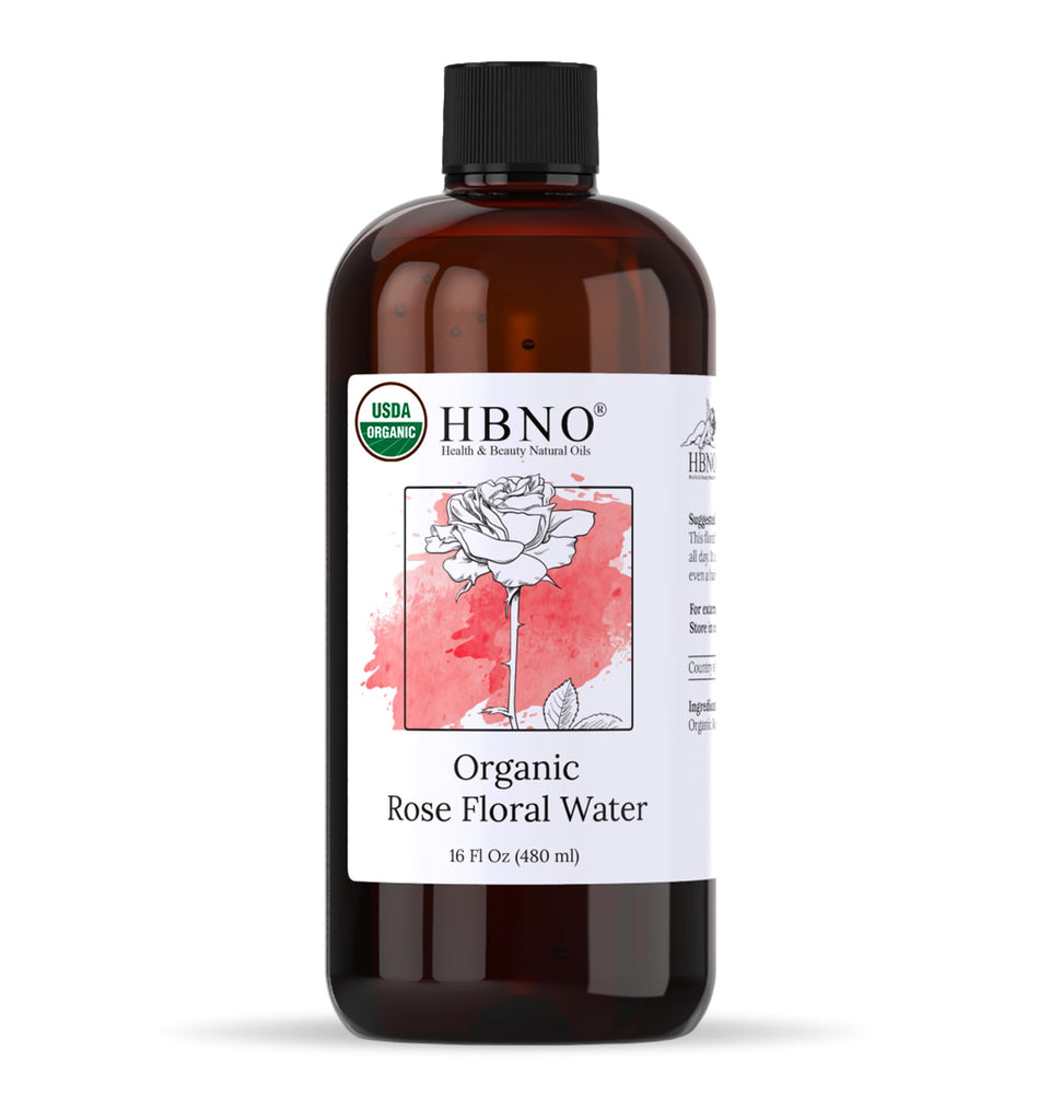 HBNO front packaging showing bottle and organic label, highlights value size
