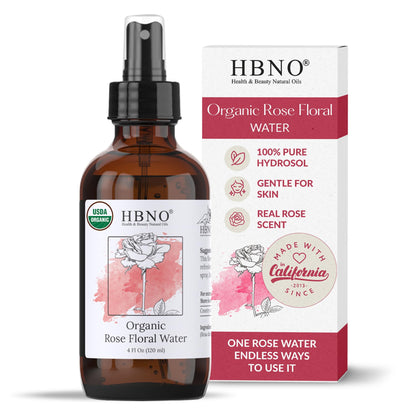 HBNO front bottle view showing organic label and clean packaging benefit