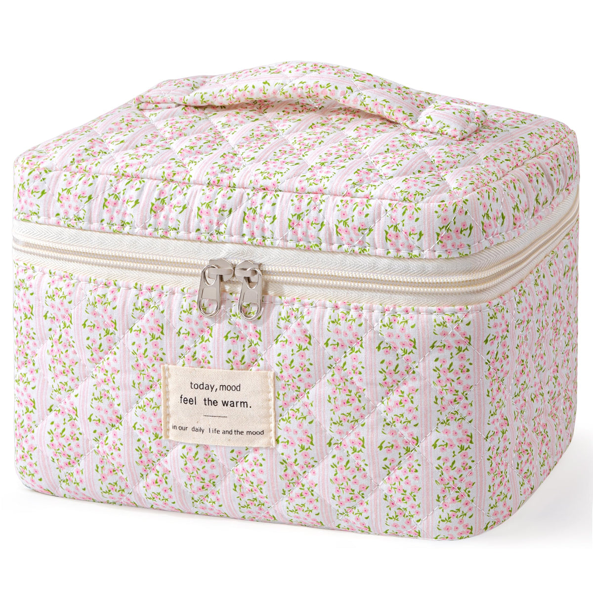 HBselect front view showing floral quilted cotton and roomy capacity