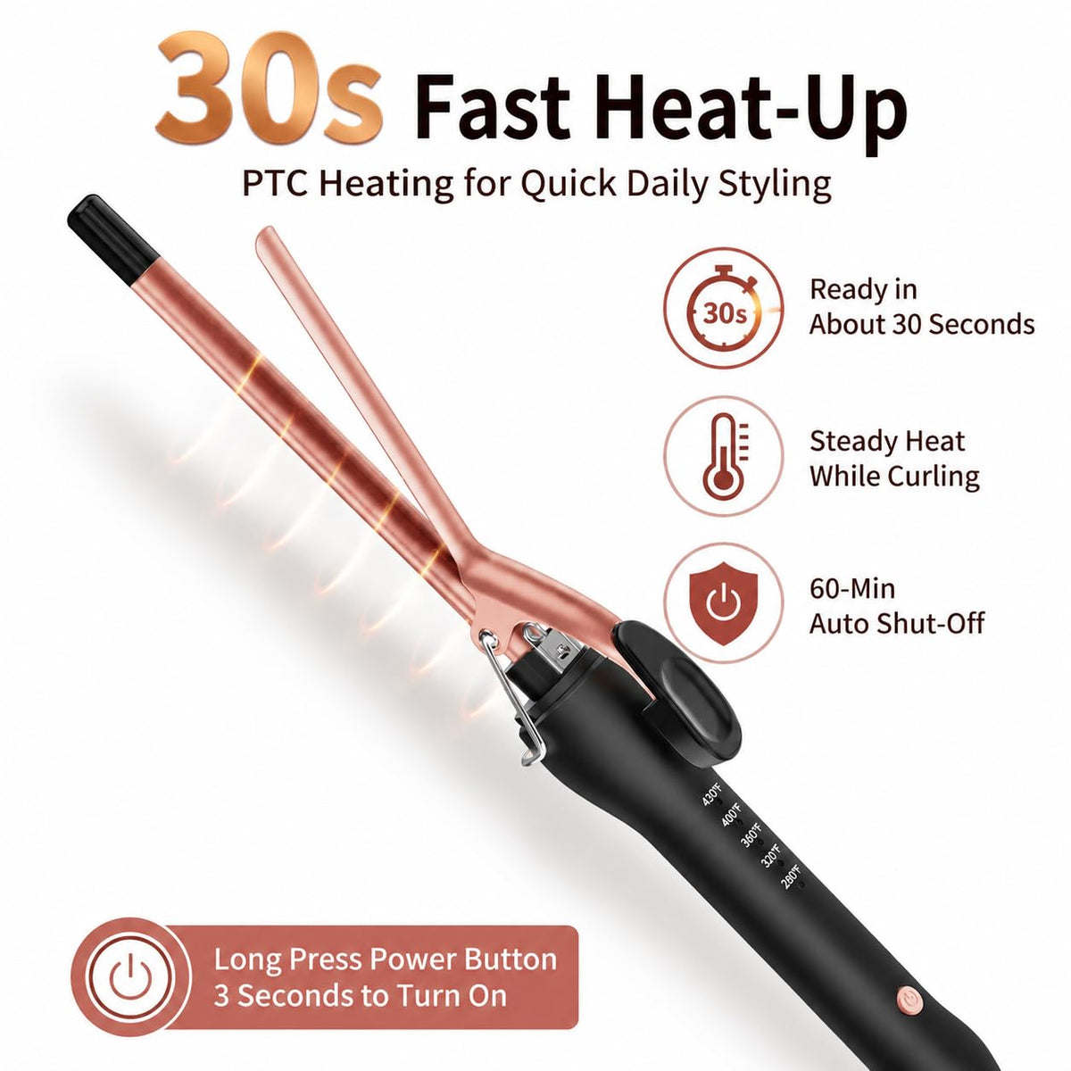 HCAH 360° swivel cord detail enabling flexible, tangle-free movement