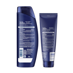 After-wash smooth hair using Head & Shoulders showing reduced flakes and shine