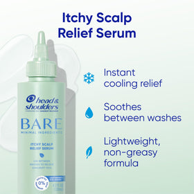 Head & Shoulders dispensing serum from tip for targeted relief