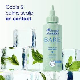 Head & Shoulders peppermint oil visual suggesting cooling effect