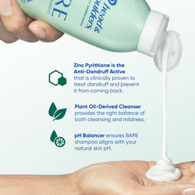 Orchid and aloe visual next to Head & Shoulders bottle conveying subtle fresh scent benefit