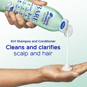Head & Shoulders bottle next to ruler showing 13.5 fl oz scale
