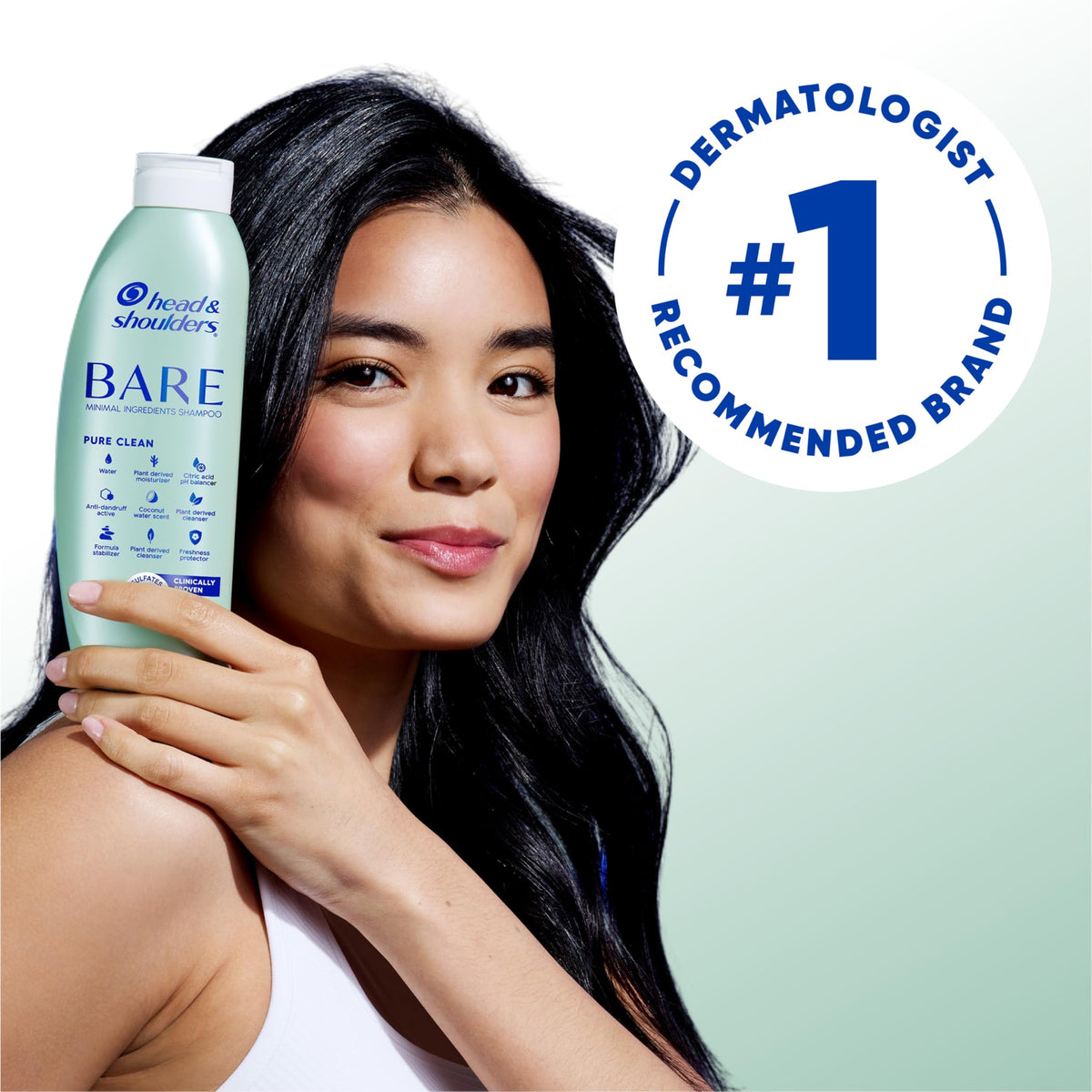 Head & Shoulders lather texture demonstrating gentle cleansing