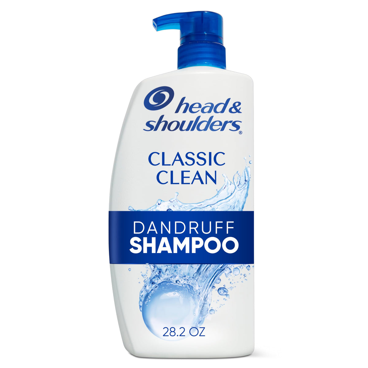 Head & Shoulders front bottle showing label and size for long-lasting supply